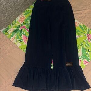Matilda Jane Dark Blue Crop Ruffle Pants- Women’s